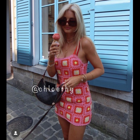 Zara CROCHET DRESS - Picture 16 of 16